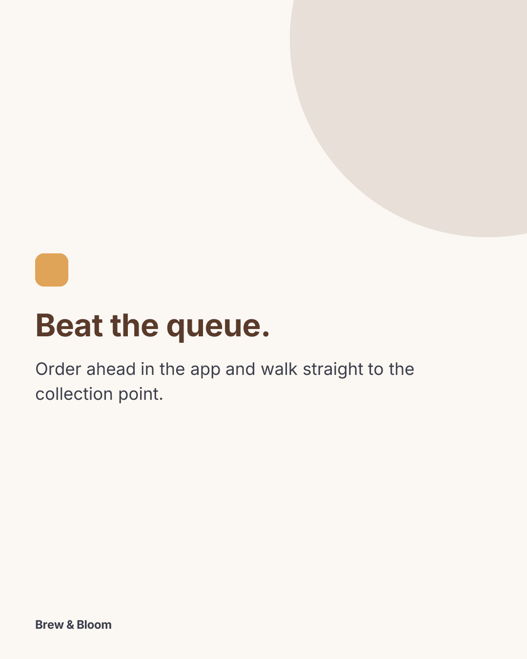 Brew & Bloom — Tip design