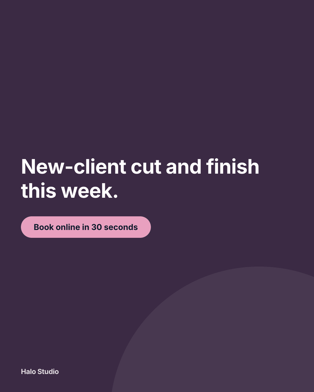 Halo Studio — Call to action design